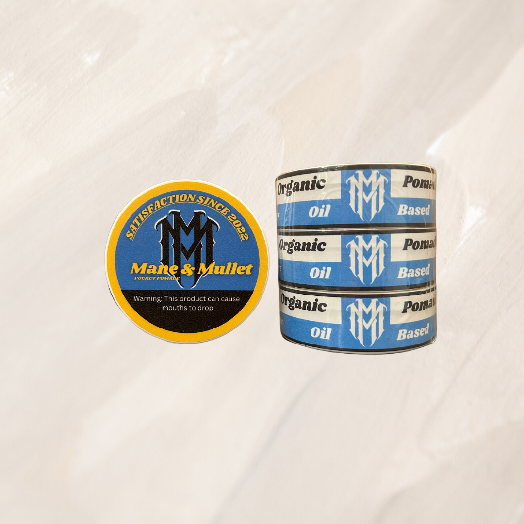 Organic Oil Based Pocket Pomade - Peppermint & Rosemary